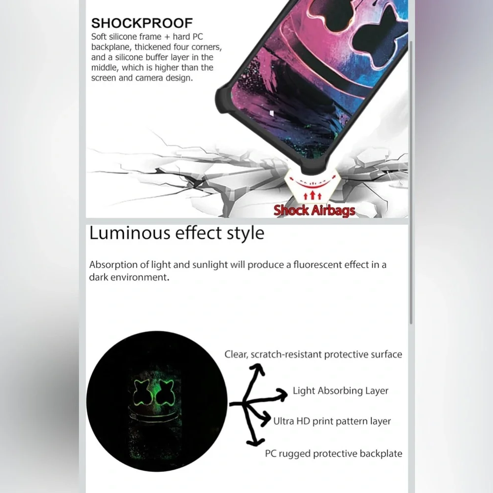 Glow in the Dark Vortex NS65 Phone Case